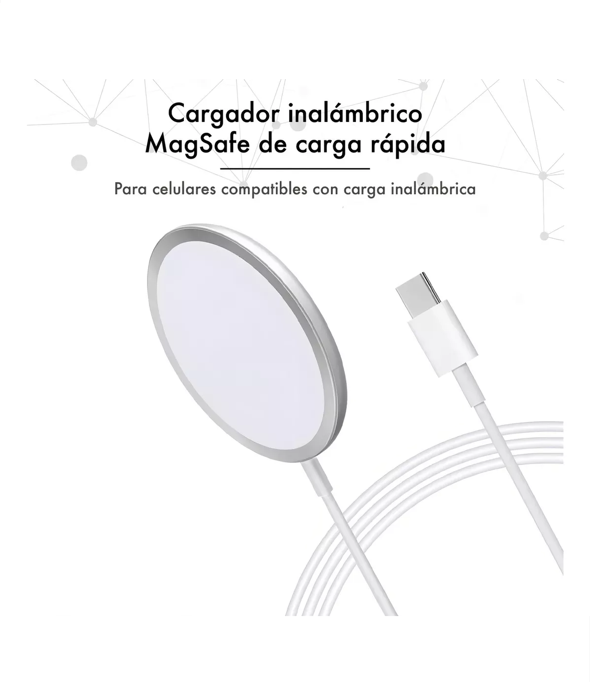 Cargador Inalambrico genérico USB-C - 01