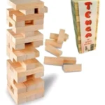 Jenga Juego De Ingenio Madera 33 Piezas