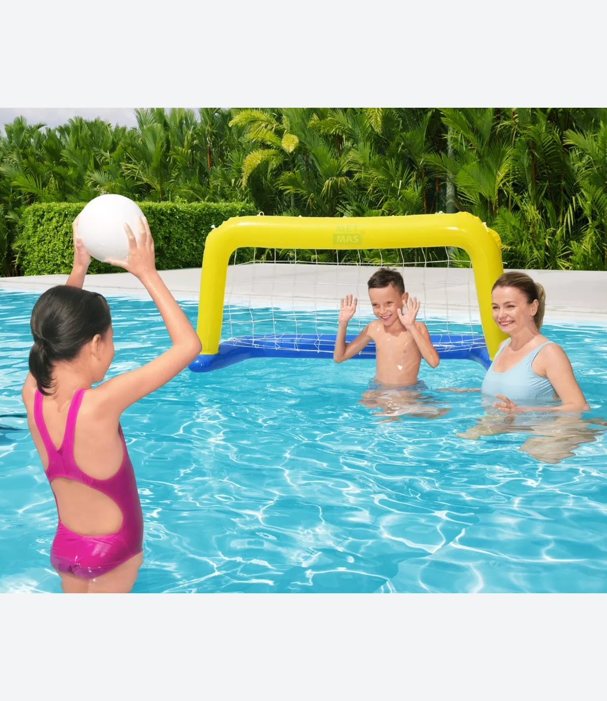 Arco Con Red Inflable Bestway Para Pileta + Pelota - Imagen 4