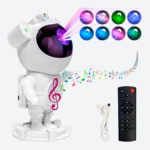 Astronauta Proyector Parlante Bluetooth Galaxia Estrella