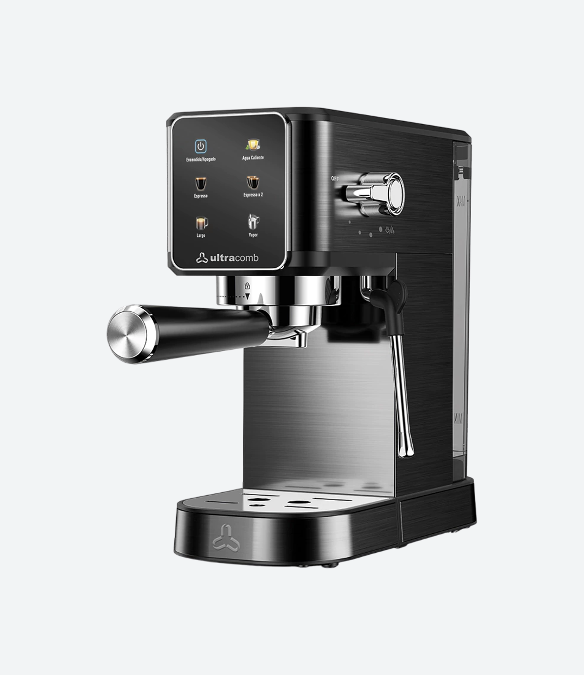Cafetera Espresso Ultracomb CE-6118 20 Bar Acero Inox. - Imagen 3