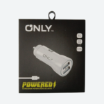 Cargador Auto Potenciado Only. 3.1a Cable Tipo C