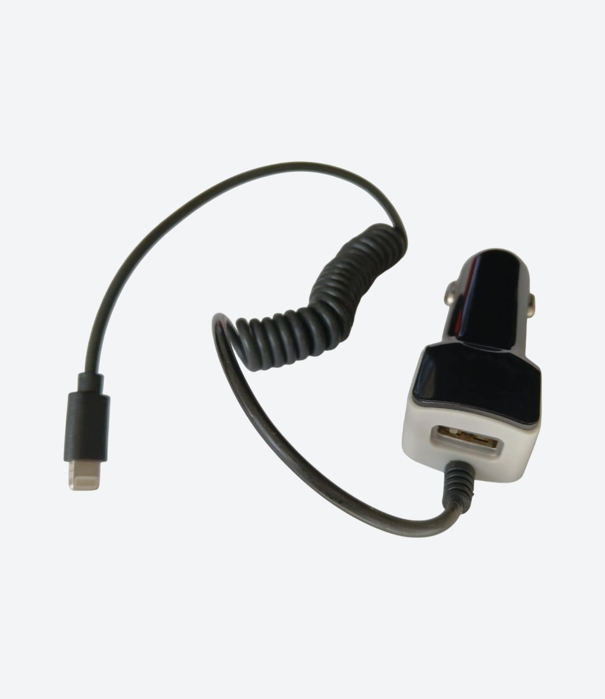 Cargador Auto Time Carga Rápida. 3.1 a Cable iPhone - Imagen 4