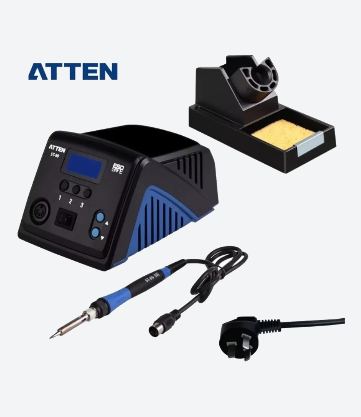 Estación De Soldado Con Soporte St-80 Atten