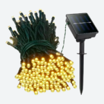 Guirnalda Solar de Luz Led Cálida Exterior 10 Mts