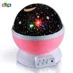 Lámpara Giratoria Infantil con Proyector de Estrellas