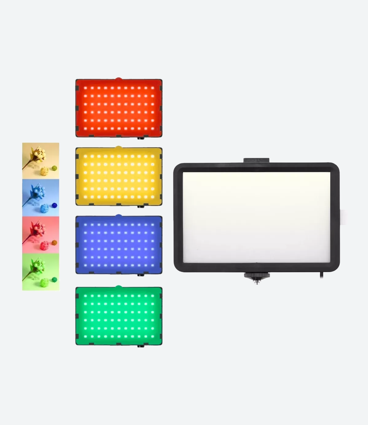 Panel Luz Led Usb Con Filtros Colores Removibles Fotografía