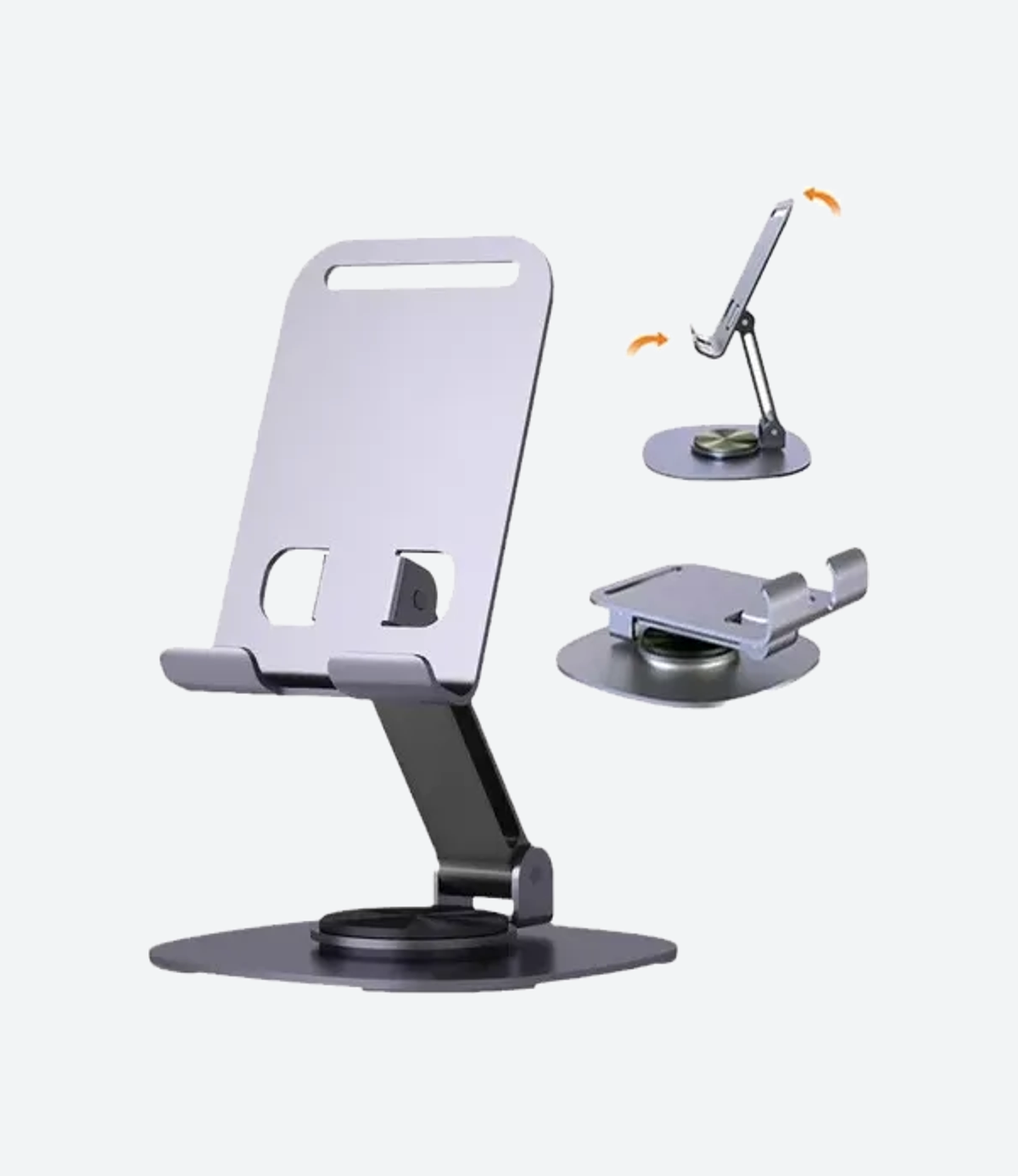 Soporte Apoya Celular Escritorio Giratorio 360 Ajustable Metal - Imagen 5