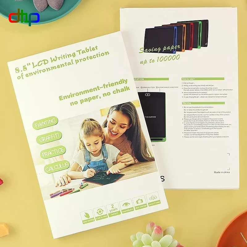 Pizarra Magica Lcd Tablet De 8.5 Pulgadas Trazo Unicolor Verde - Imagen 6