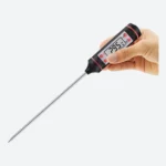 Termometro Digital Lcd Pincha Carne -50° A 300° - 4 Botones Color Negro