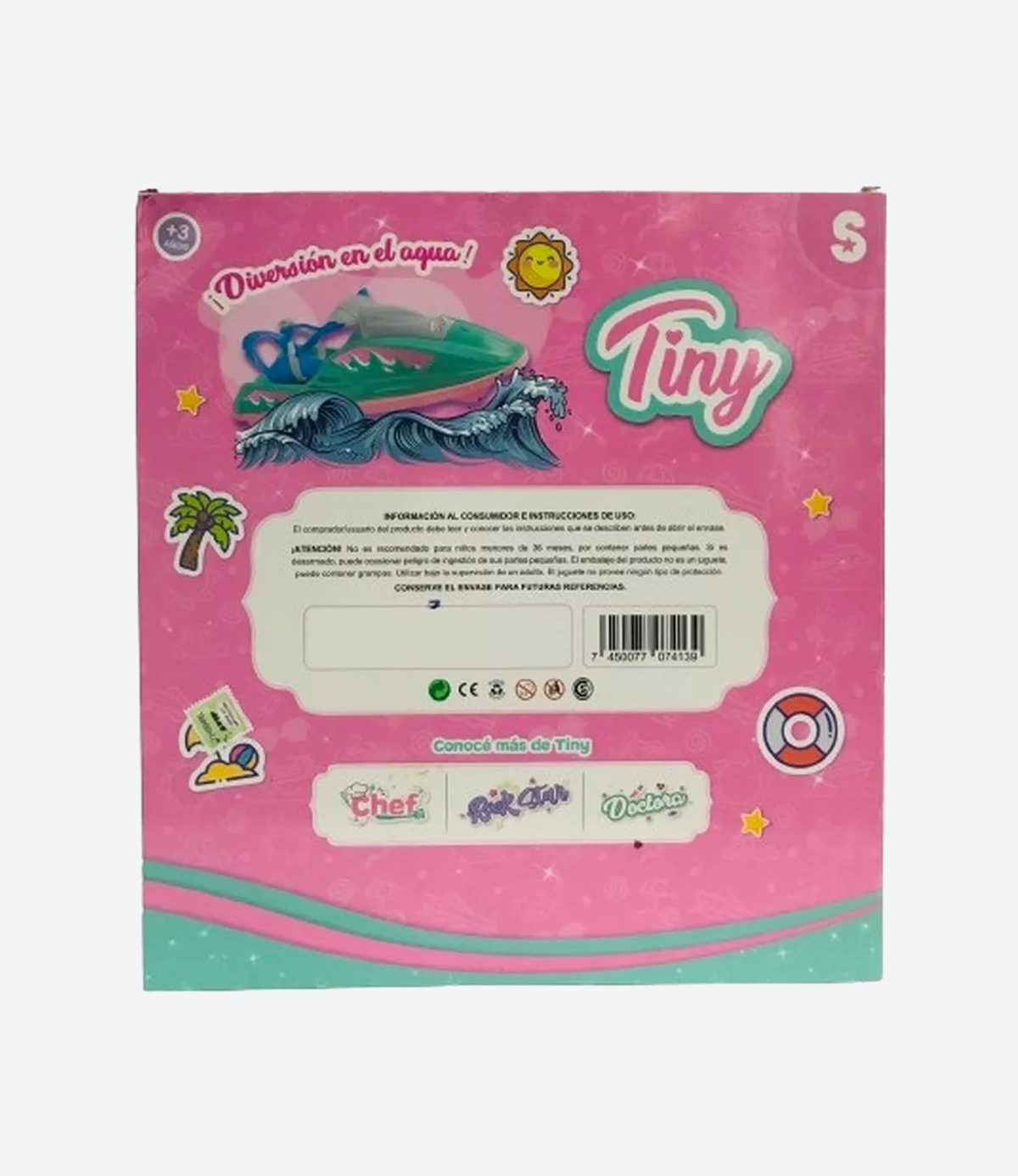 Muñeca Tiny y su Moto De Agua con Accesorios - Imagen 5