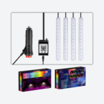 Tira Luces Interior Auto Led Rgb Multicolor Audioritmica 12v