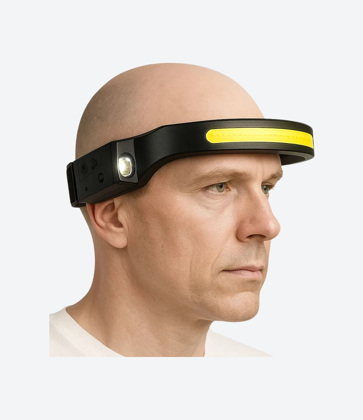 Linterna Frontal Led Recargable Usb-C Sensor Movimiento Negro - Imagen 8