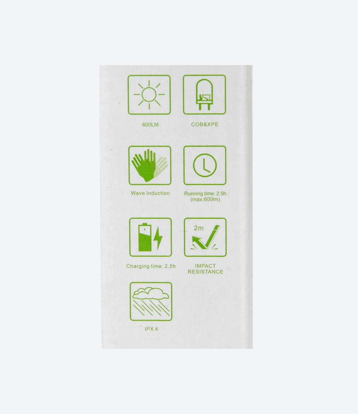 Linterna Frontal Led Recargable Usb-C Sensor Movimiento Negro - Imagen 10