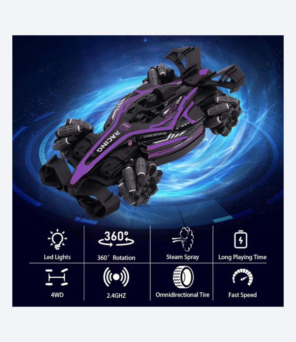 Auto Radio Control F1 Stunt Car R-258495 - 02