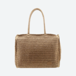 Bolso Playero Amayra Rafia Beige