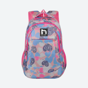 Mochila Haversack Escolar Imperm Corazones - 01