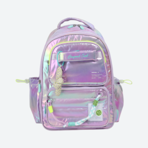 Mochila Puffy Shiny Lila - 01