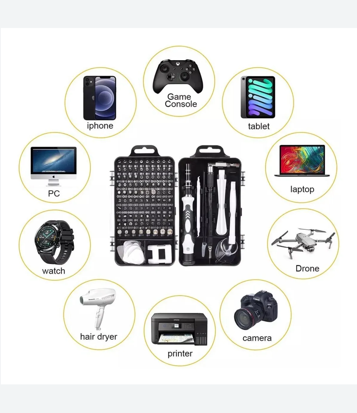 Set Destornilladores 115 en 1 - 05