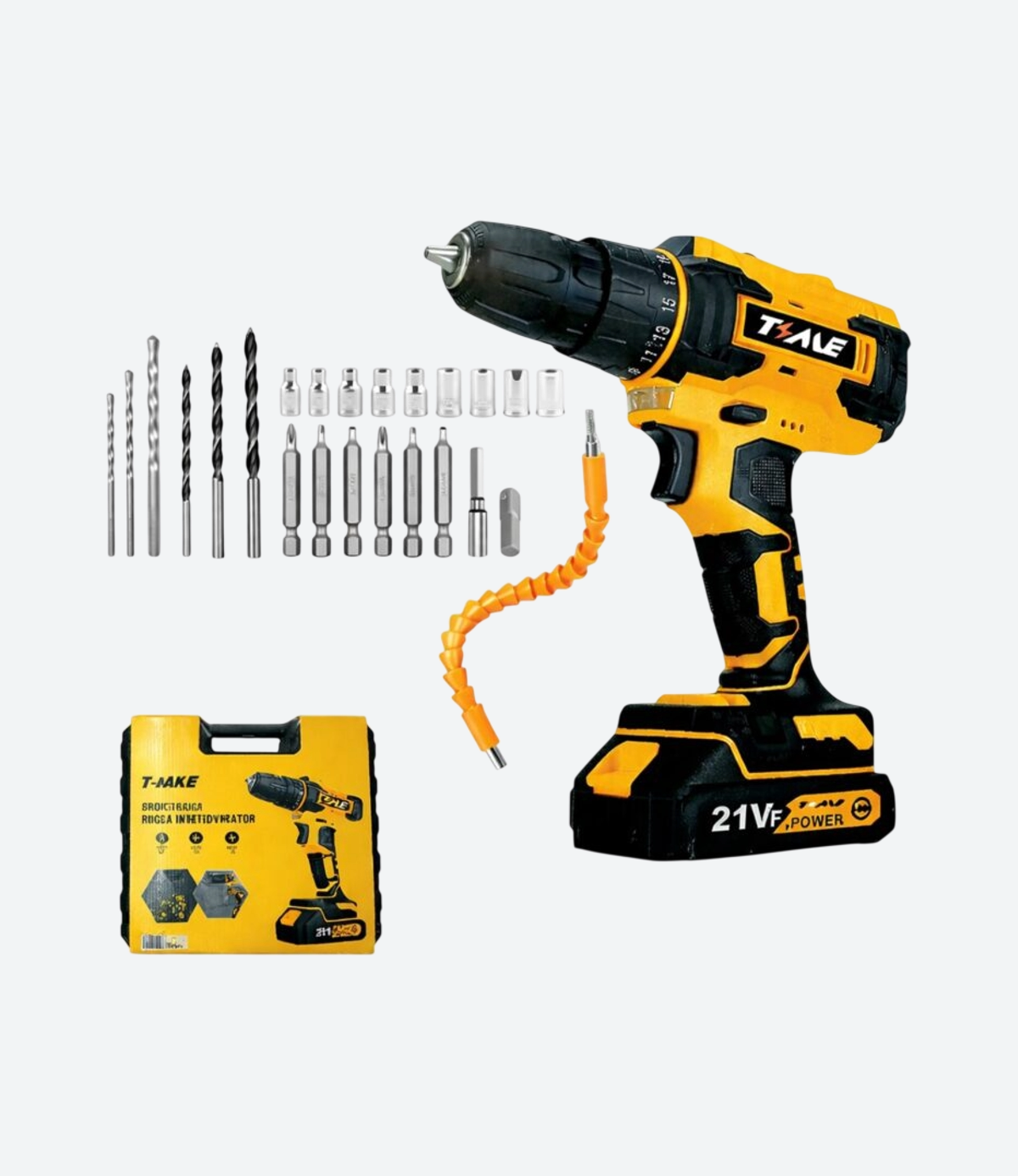 Taladro Inalambrico Rotopercutor 2 Bateria 21V- C-59509 - 01