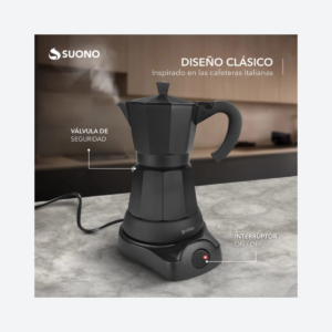 Cafetera Italiana Electrica 550W - 02