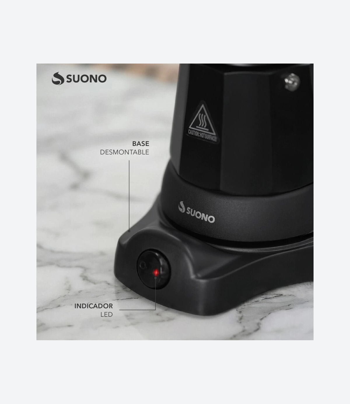 Cafetera Italiana Electrica 550W - 04