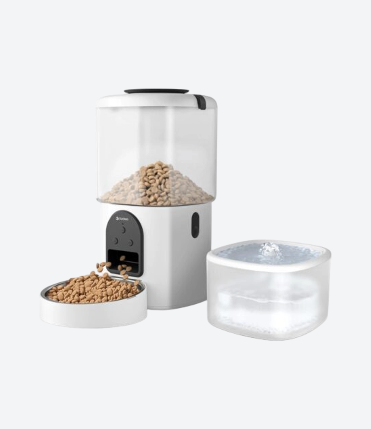 Comedero Bebedero Mascotas Camara - 01