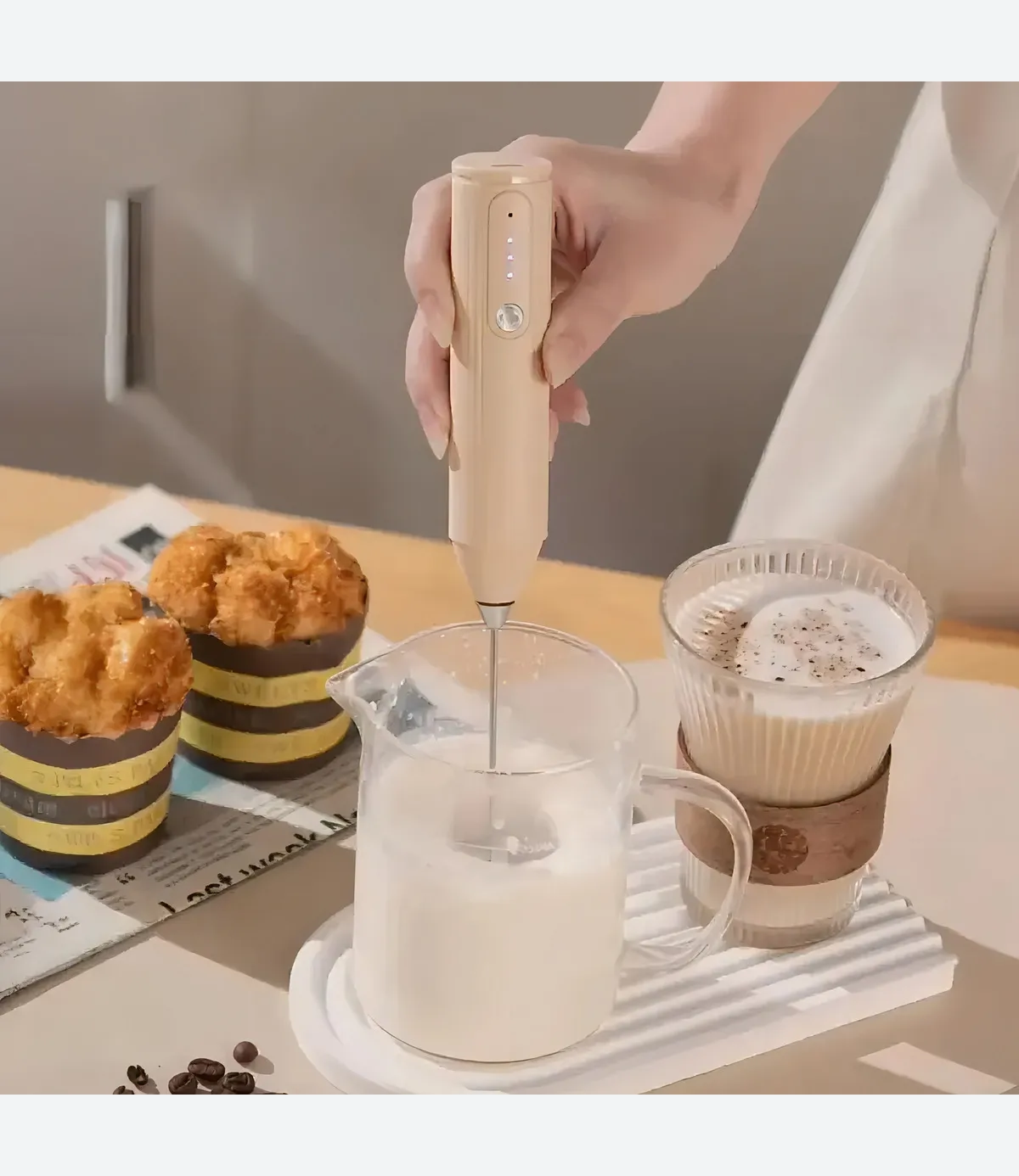 Batidor Cafe Milk Frother - 05