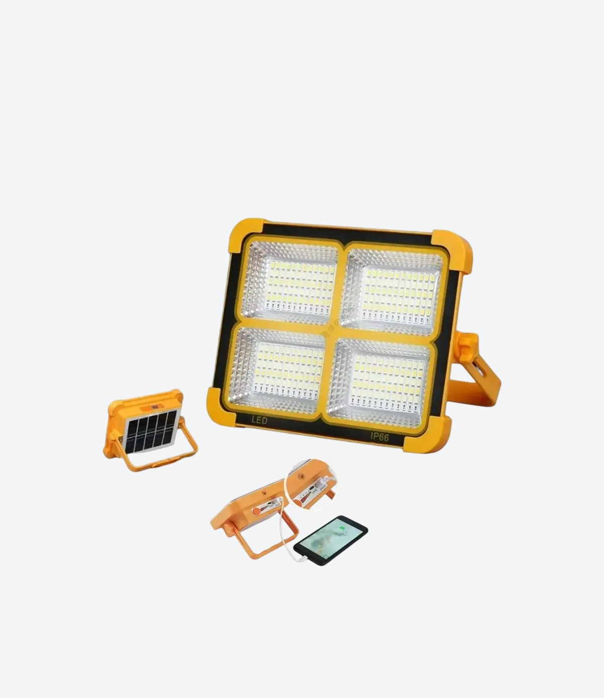 Reflector Solar Led Portatil Recargable Panel Solar - 03