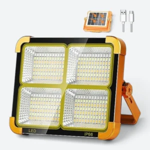Reflector Solar Led Portatil Recargable C/Panel Solar - 05