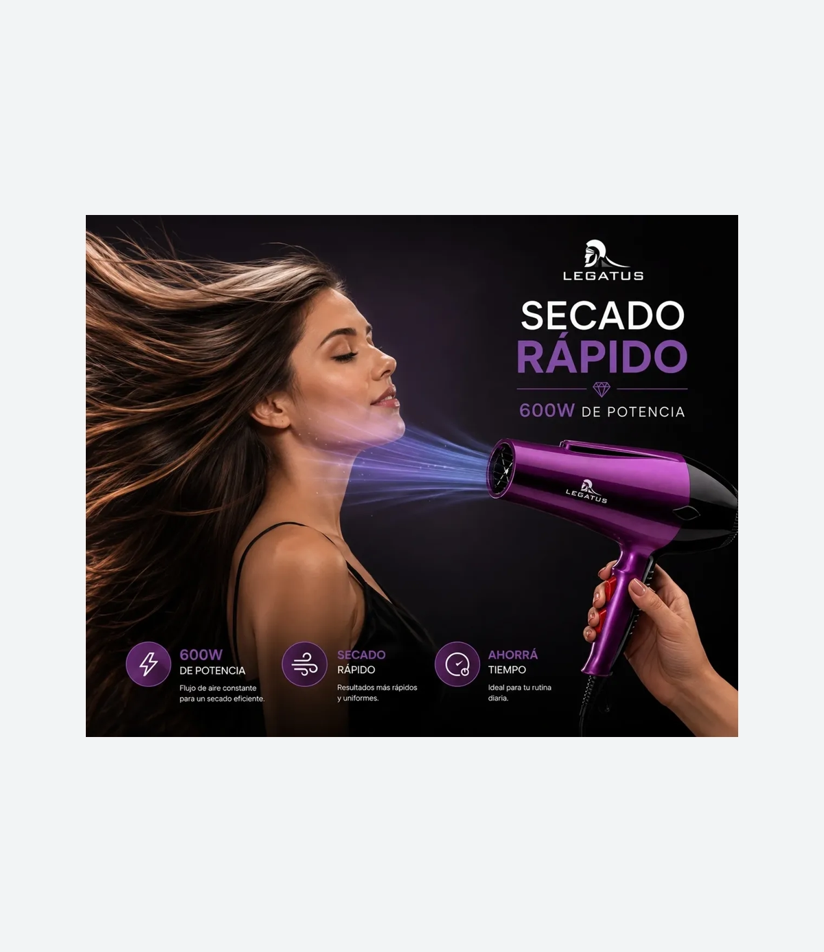 Secador de Pelo Legatus LSE 101A - 02