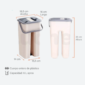 Mopa Plana Balde Cuadrado - 02