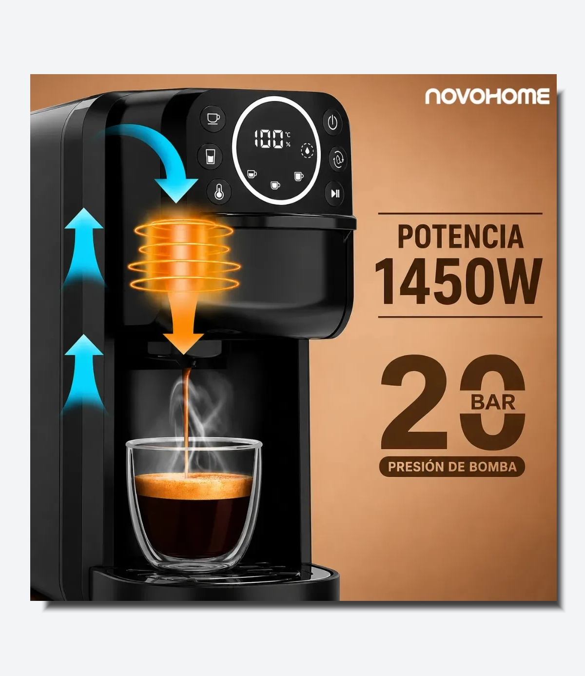 Cafetera Novohome MH - CM075 - 02