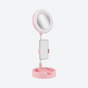 Espejo LED Con Soporte Para Celular - 02