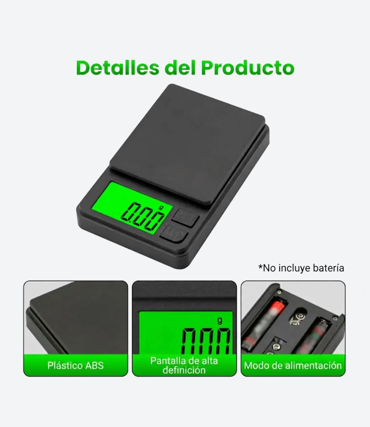 Balanza Digital T2 200g x 0.01g - 06