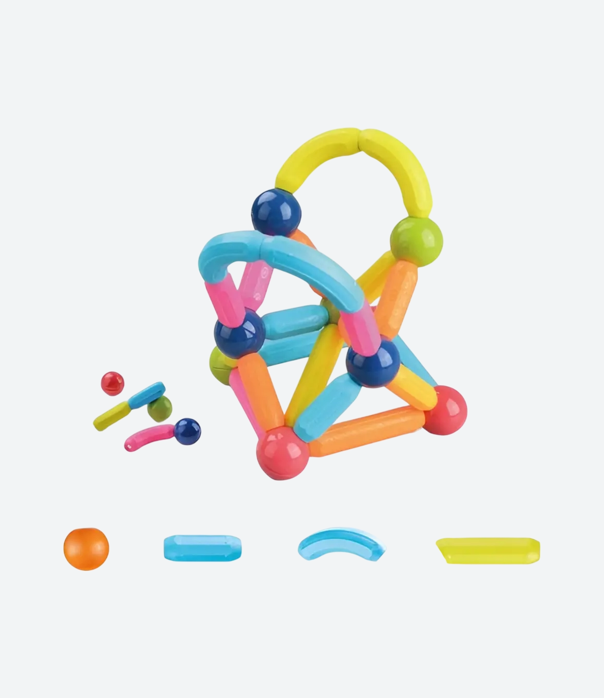 Juego Magnetico De Construcción 64 Piezas-03