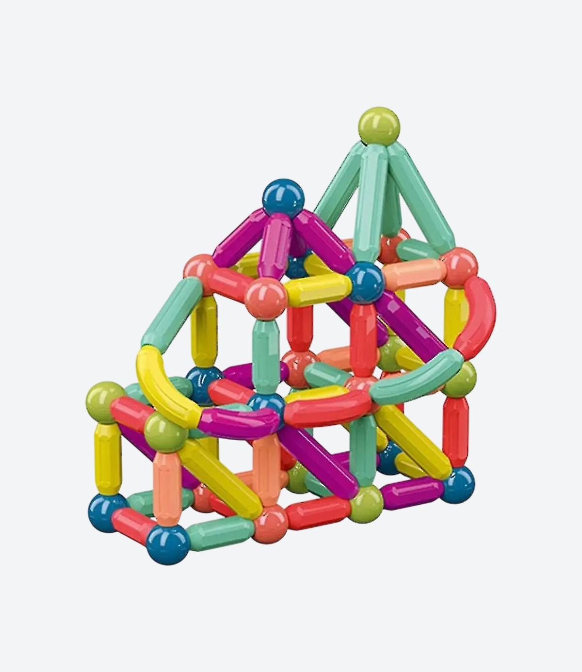 Juego Magnetico De Construcción 64 Piezas-05