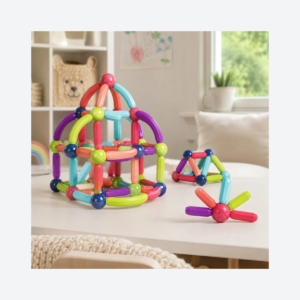Juego Magnetico De Construcción 64 Piezas-01