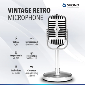 Microfono Retro Vintage Suono - 02