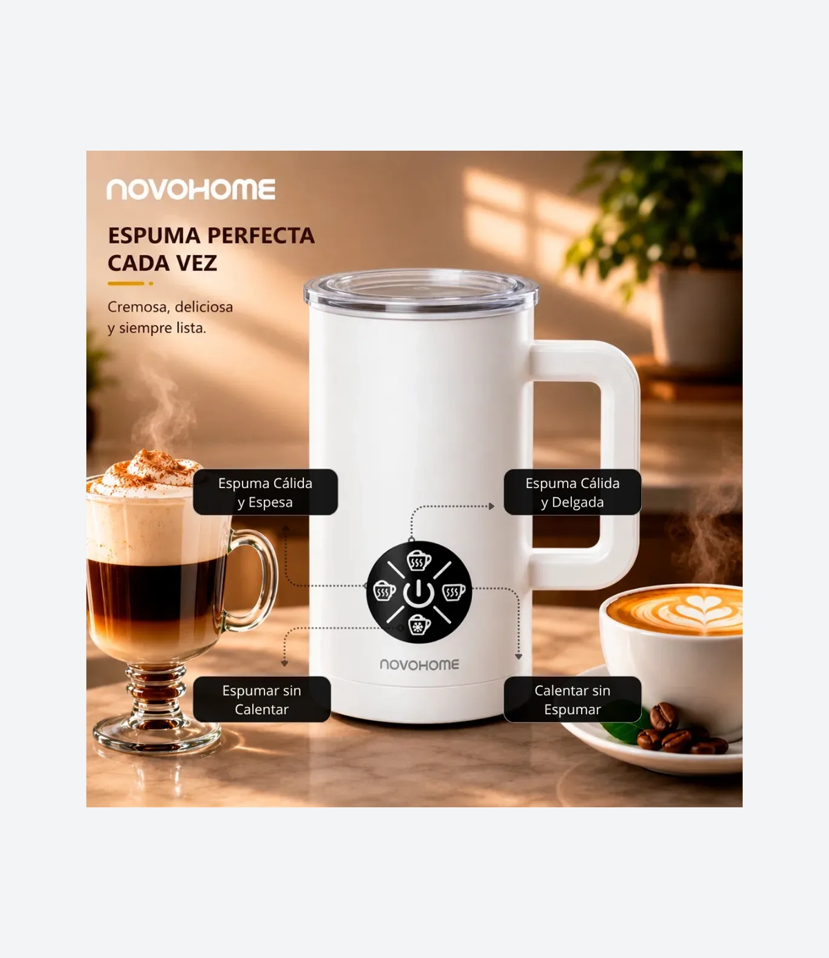 Espumadera de Leche 300ml NovoHome - 04