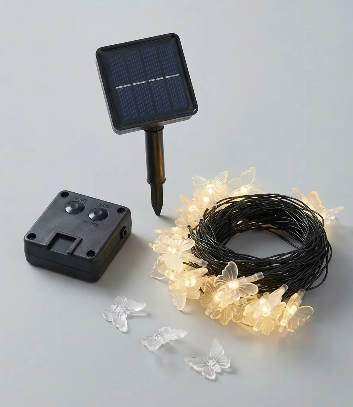 Guirnalda Solar Led 5m Mariposas - 01