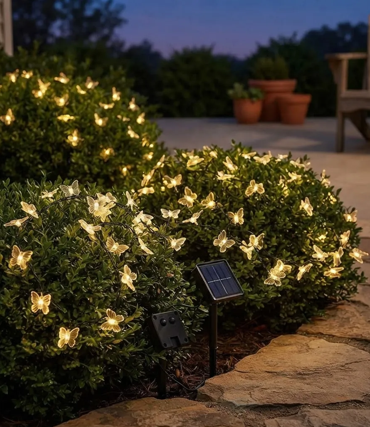 Guirnalda Solar Led 5m Mariposas - 03