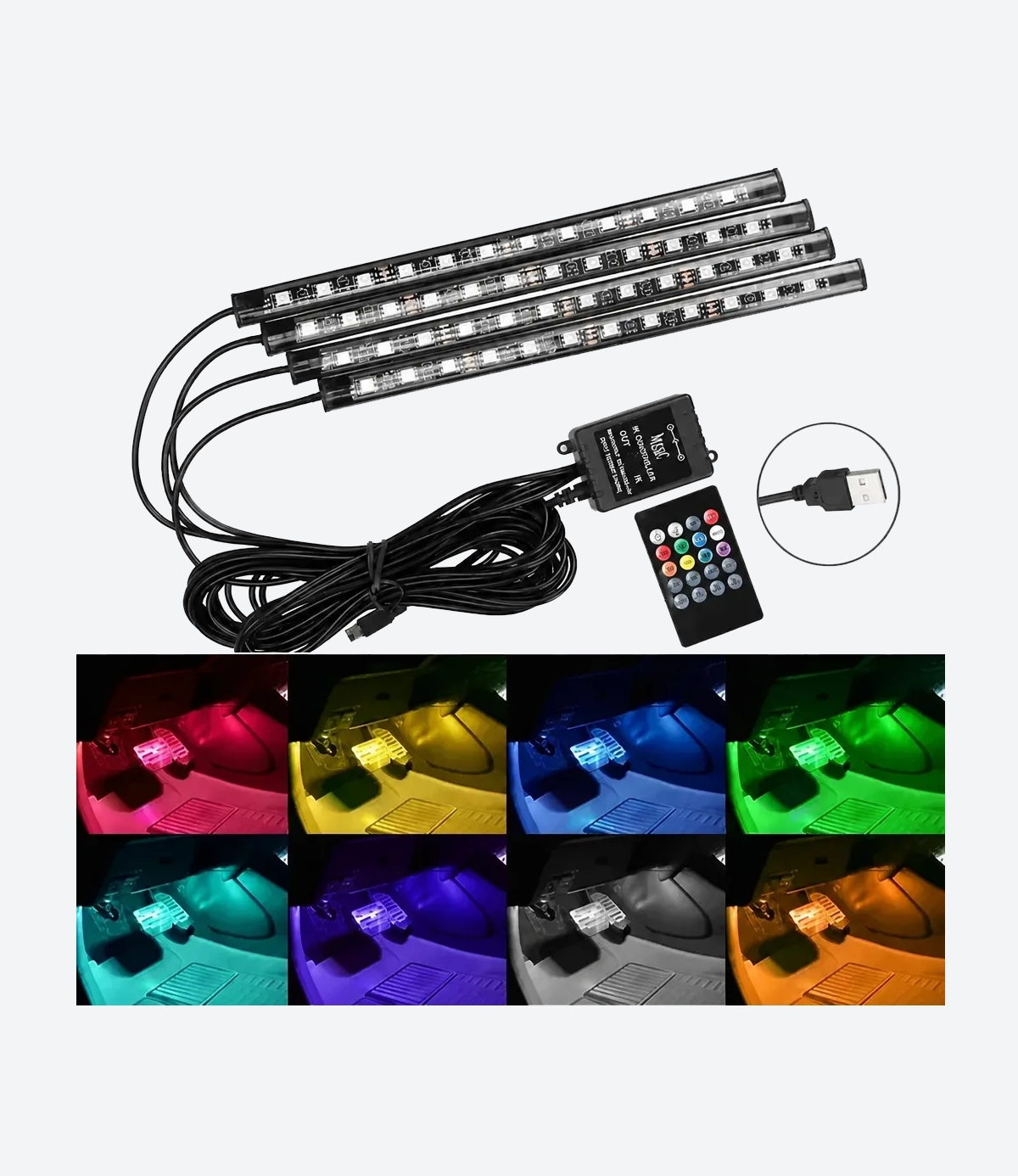 Tira Led Auto RGB CR-11 - 01
